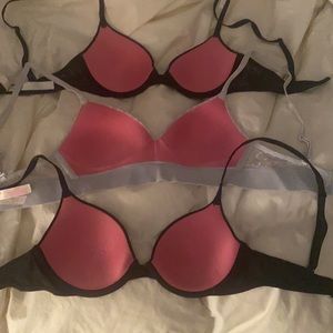 Practically new Pink t-shirt bras
